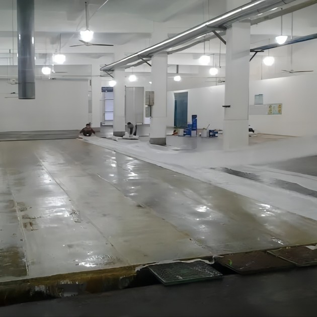 平湖防腐蚀地坪,环氧玻纤地坪，玻纤工业地坪，环氧玻纤布地坪,乙烯基玻纤布地坪产品图3